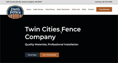 Desktop Screenshot of dansfence.com